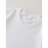 European sizes Men'S Summer Casual Sports T-Shirt - Soft, Breathable Blend, Loose Fit, White/Black, Regular Fit Crew Neck, Street Style Outfit