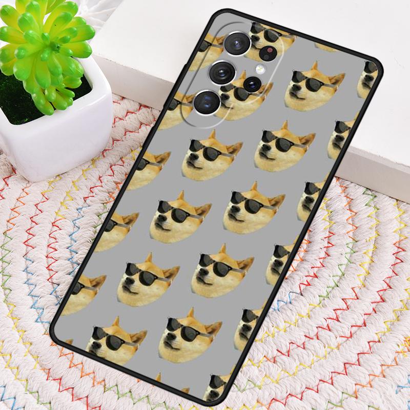 Shiba Inu Cute Cartoon Art Phone Case For Samsung Galaxy Note 10 Pro S26 S25 S24 S23 S22 Ultra Plus S21 FE S20 Shockproof Cover
