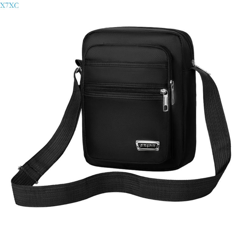 X7XC Men Shoulder Bags Oxford Casual Crossbody Bag Multifunctional Business Bags