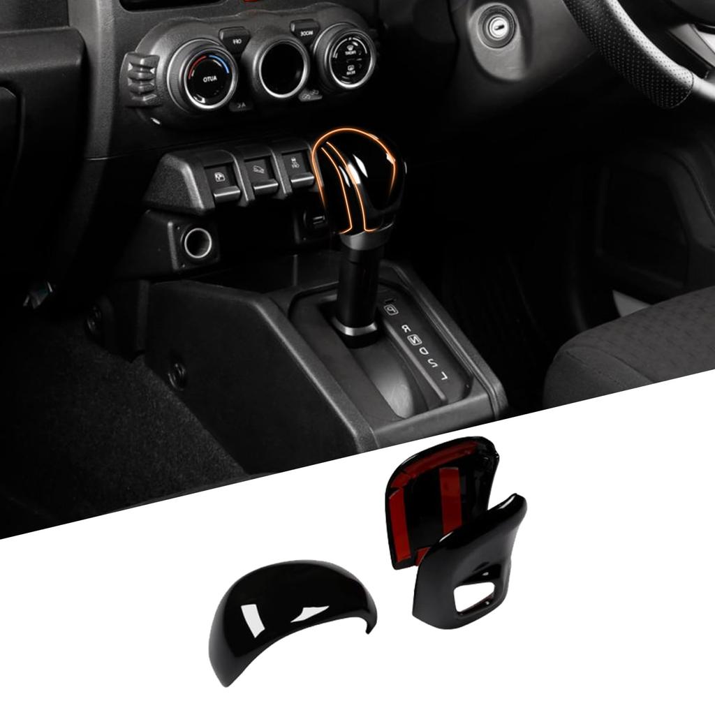 FXETRNL Shift Knob Protective Cover for Suzuki Jimny JB64 2019 2020 2021 2022 2023 2024 Custom ABS Interior Parts for Dressing Stain Scratch