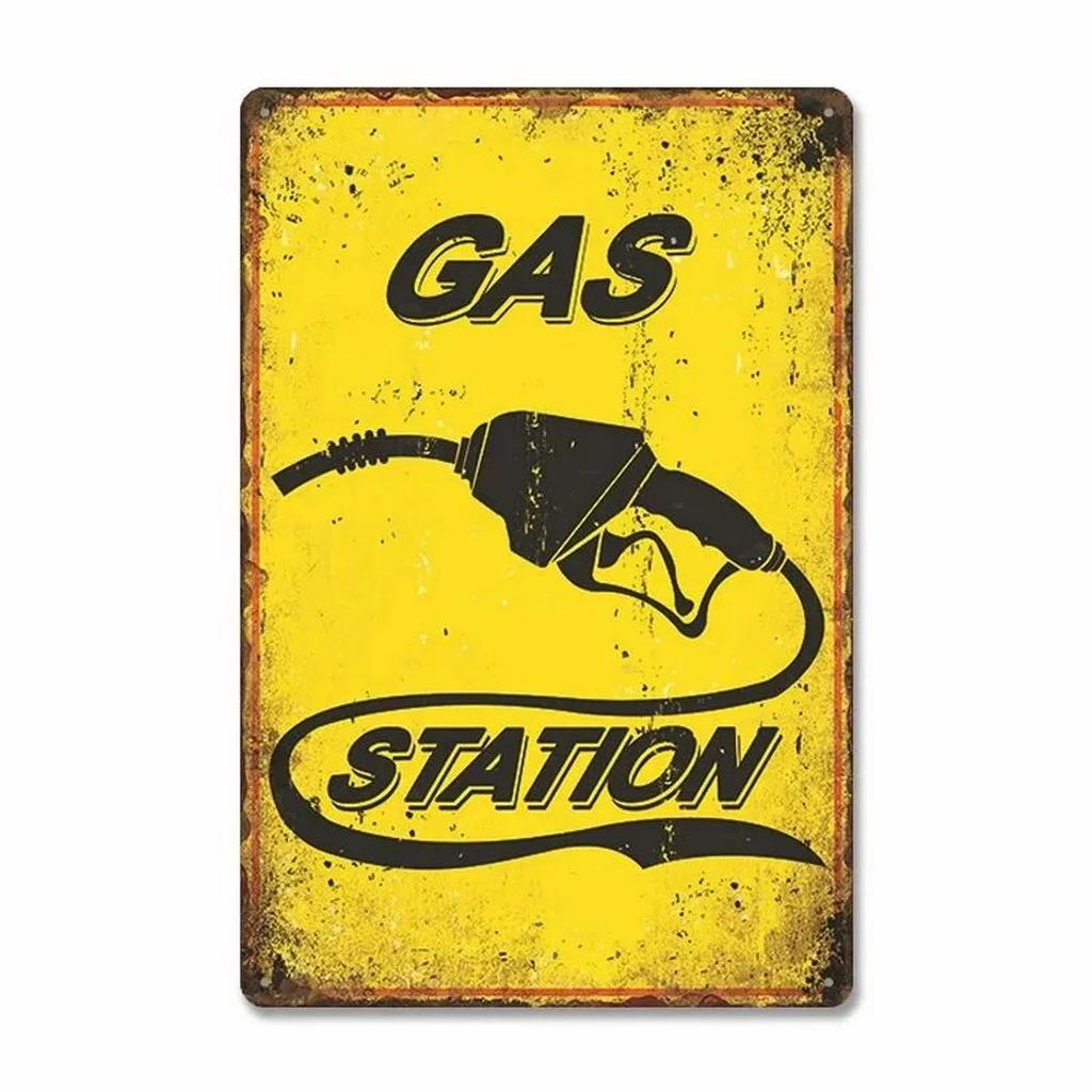 Classic Auto Garage Car Full Service Metal Tin Signs Wall Art Posters Plate Wall Decor for Bars Man Cave Cafe Clubs Garage Retro