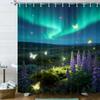 3D Glowing Tropical Fish Coral Reef Underwater Shower Curtain - Waterproof Polyester Bathroom Decor