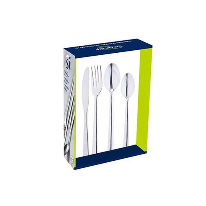 Couverts - San Ignacio - Delta - Acier inoxydable - 24 pièces - Argenté