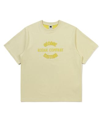 KODAK Company Two-Tone Short Sleeve T-Shirt Ivory