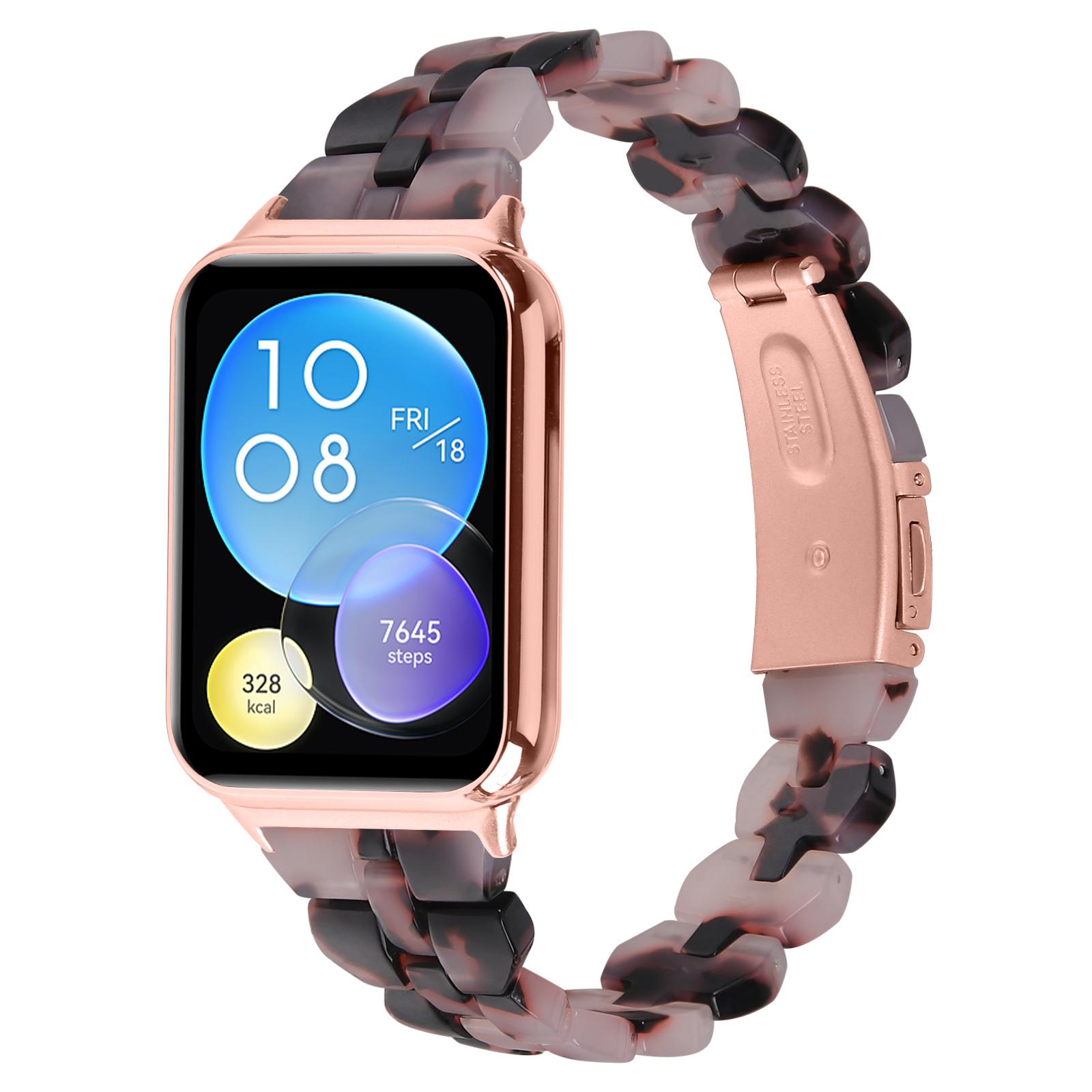 

For Xiaomi Redmi Watch 4 Rhombus Resin Smart Watch Strap Style B
