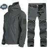Herren Winter Isolierte Softshell Jacke Set Wasserdicht Winddicht Wandern Skifahren Radfahren Outdoor Ausrüstung