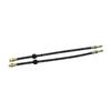 Hydraulic Front Brake Hose Kit Easy Install High Performance Car Metal Rubber Tubes for BMW E46 323i 325i 328i Z4