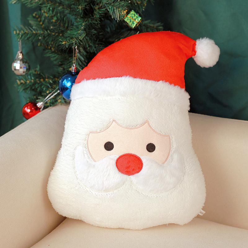 

Santa Milu Cute Deer Cartoon Plush Doll Pillow For Christmas Decoration Home Santa Pillow