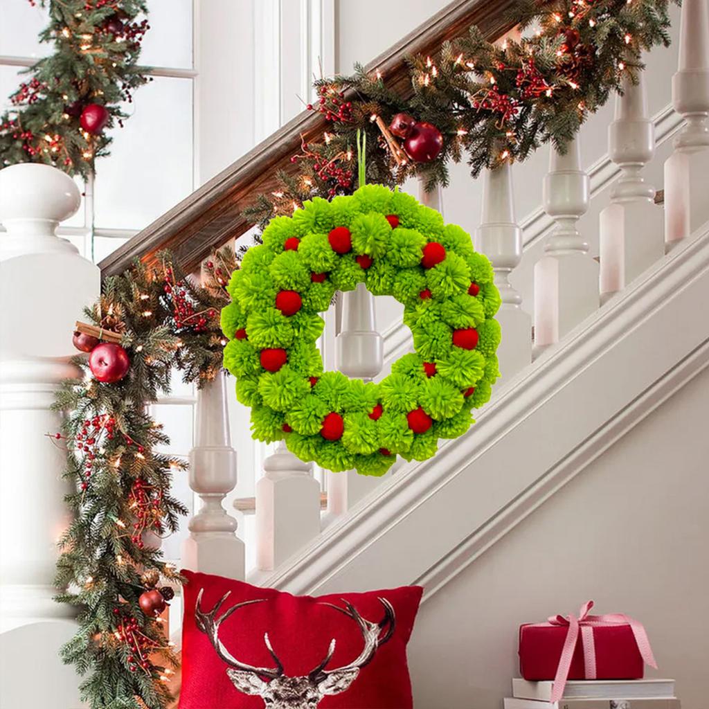 36cm Christmas Wreath, Door Wreath, Window Display Decoration, Shopping Mall, Restaurant And Hotel Scene Arrangement
