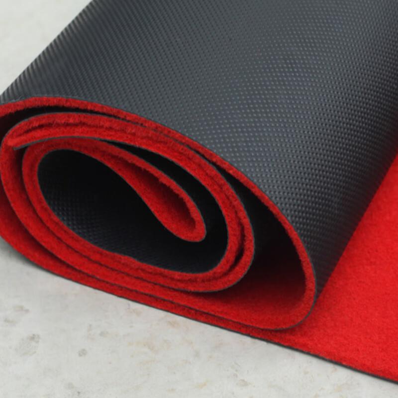 Commercial Grade Extra Thick Red Welcome Carpet