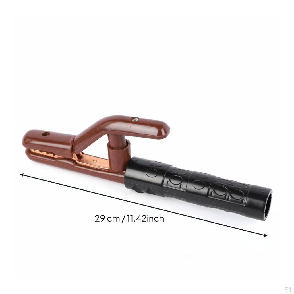 Welding Electrode Holder Copper Grips Jaw Holding Plier Industrial Grade for Welders, Professionals,