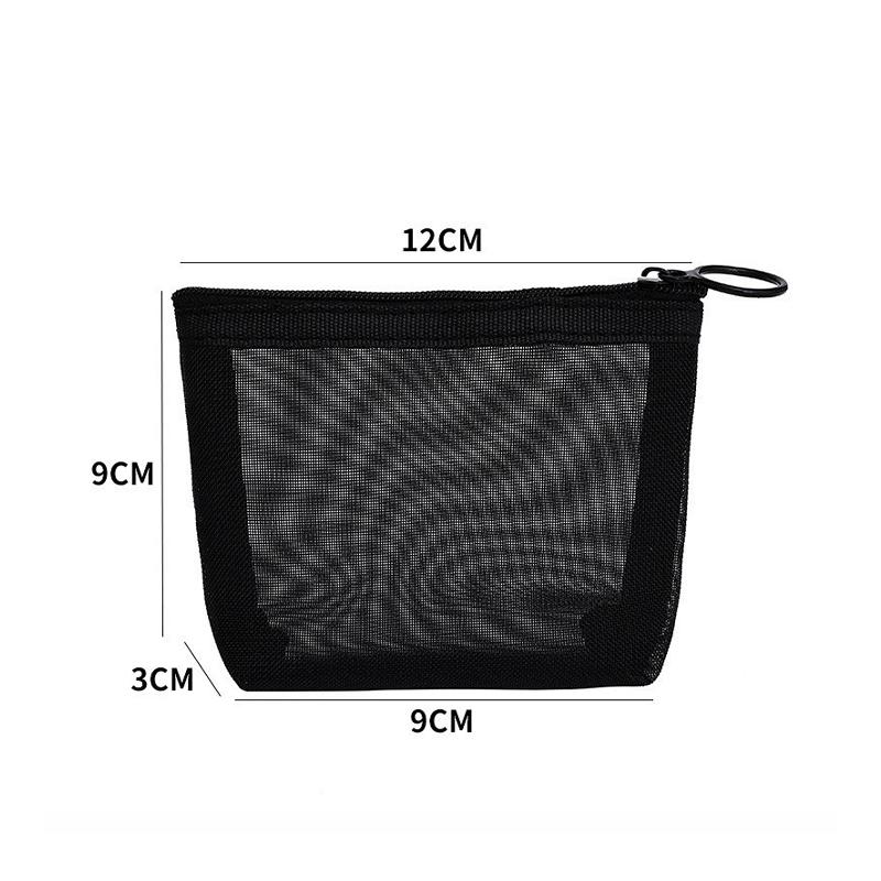 Mesh Cosmetic Bag Convenient Storage Bag Large Capacity Portable Travel Bag