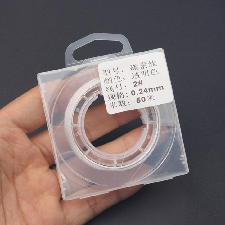 Clear Monofilament Line Invisible Fishing Wire for Fishing Hanging Crafts 50M Fishing Line, Nylon Fishing Wire Spool