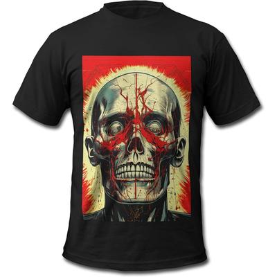 Bands and Bones The Living Dead 5 Zombie Tribute Men's T-Shirt