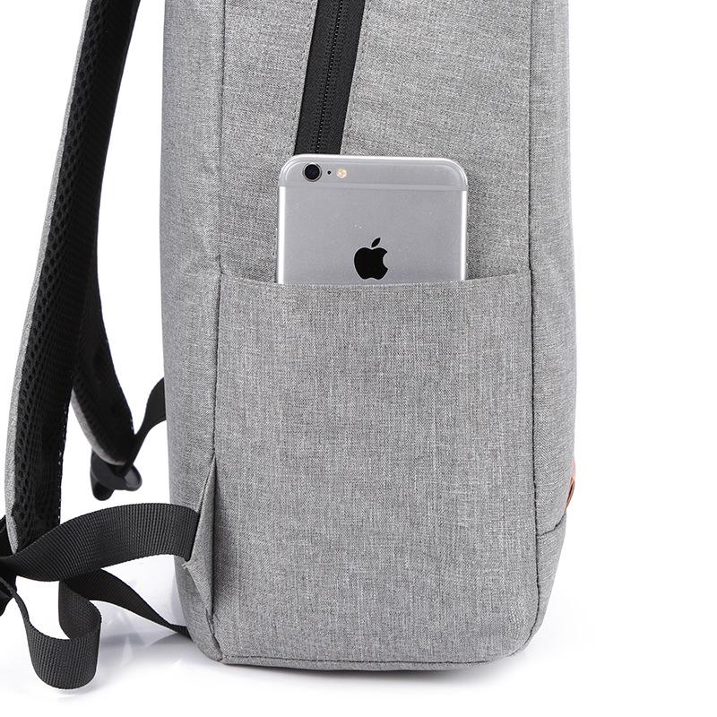 Custom Logo USB Backpack for Students - Unisex Casual School Bag