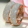 Exquisite Fashion Micro Shop Zircon U-Shaped Earrings Girl Wedding Valentine'S Day Gift Jewelry Pendant Wholesale