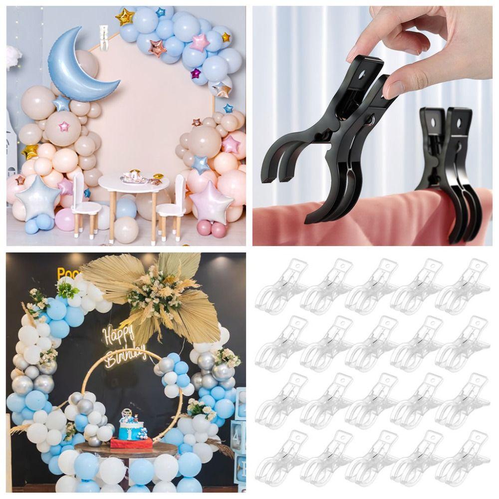 Non-slip Balloon Arch Clips Multifunctional Birthday Decoration Spring Clamps Durable Windproof Clips Hanging Quilts