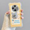 KEYSION Crossbody Strap Phone Case for TECNO Spark 30C Shockproof Cute Cartoon Long Lanyard Mirror Shockproof Cover for Tecno Spark 30C 4G