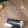 Z Shape Newton Cradle Steel Balance Ball Physics Science Pendulum Desk Home Decor