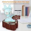 Solar Car Ornament  Automatic Swing Deer Figurine Animal Doll Child Toy Holiday Gifts Center Console Car Accessories Home Decor