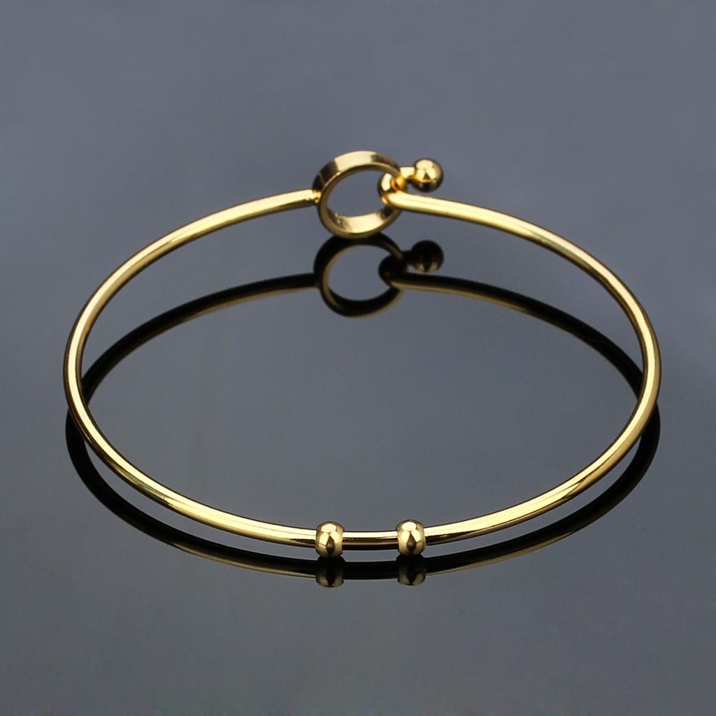 1-5pcs/lot Metal Adjustable Bangle Bracelets Blank Silver Color Open Charm Wire Base Bead Man Woman Jewelry Making