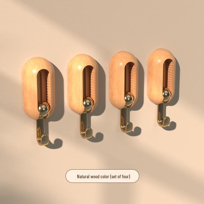 Rotating No-Drill Strong Adhesive Hook for Wall & Door