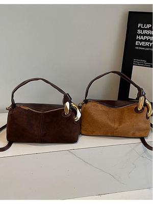 Retro Fashion Women's Handbag - Versatile, Large Capacity, Trendy, Crossbody Bag for Autumn & Winter