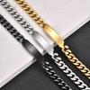 Men's Stainless Steel Cuban Link Retro Punk Bracelet BR-2796