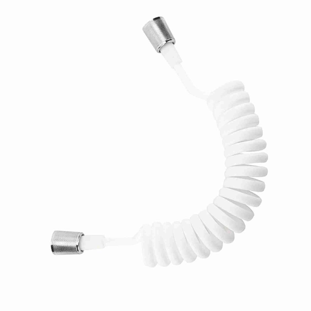 ABS Spring Flexible Shower Hose for Water Plumbing Toilet Bidet Sprayer Gun Bathroom