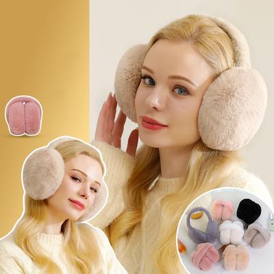 1Pc Women Men Winter Super Soft Ear Muffs Warmer Ladies Earflaps Cosy Cold Fluffy