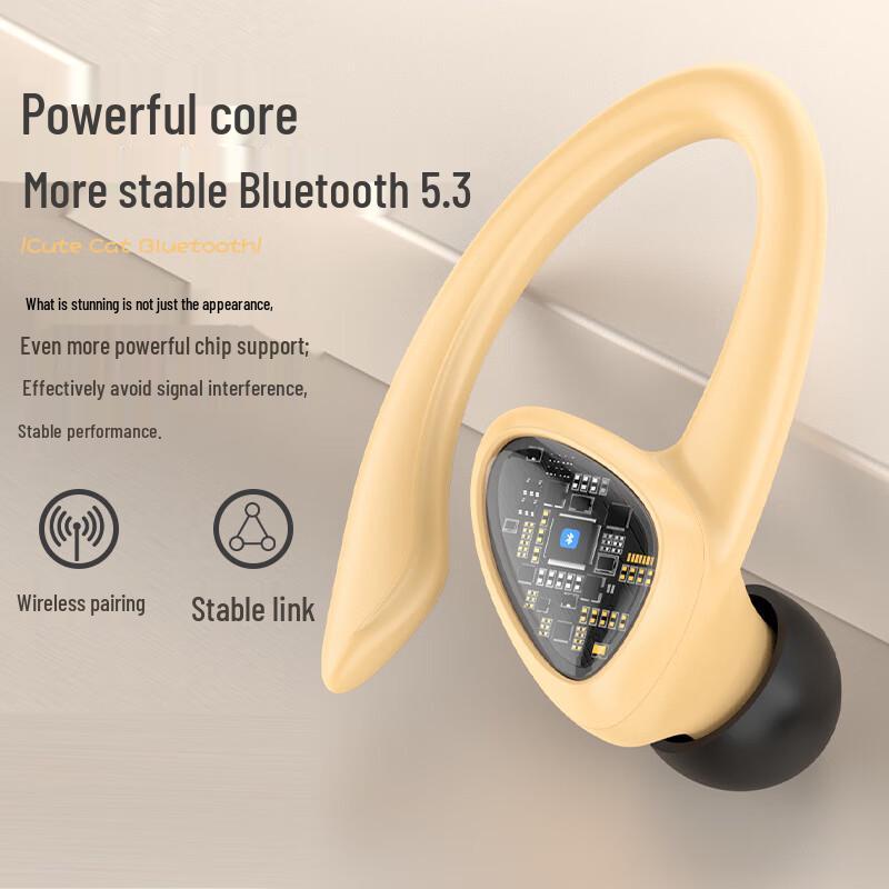 BALAMENG Cat-Shaped True Wireless Ear-Hook Headphones