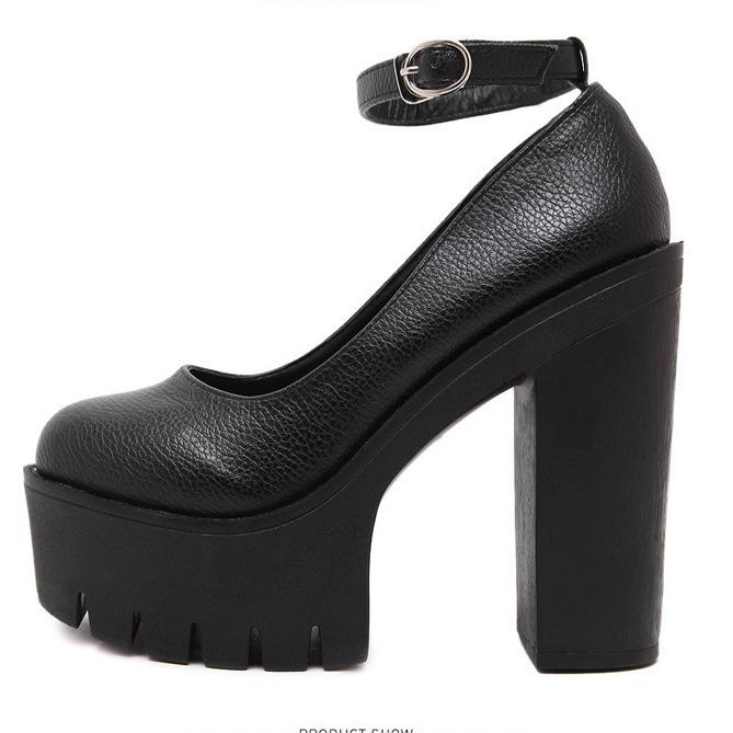 New style high heels, European and American fashion one-strap women's shoes
