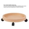 Flowerpot Tray Stand Plastic Planting Pot Tray Lightweight Pallet with Four Matching Wheels for Outdoor Planting Containers