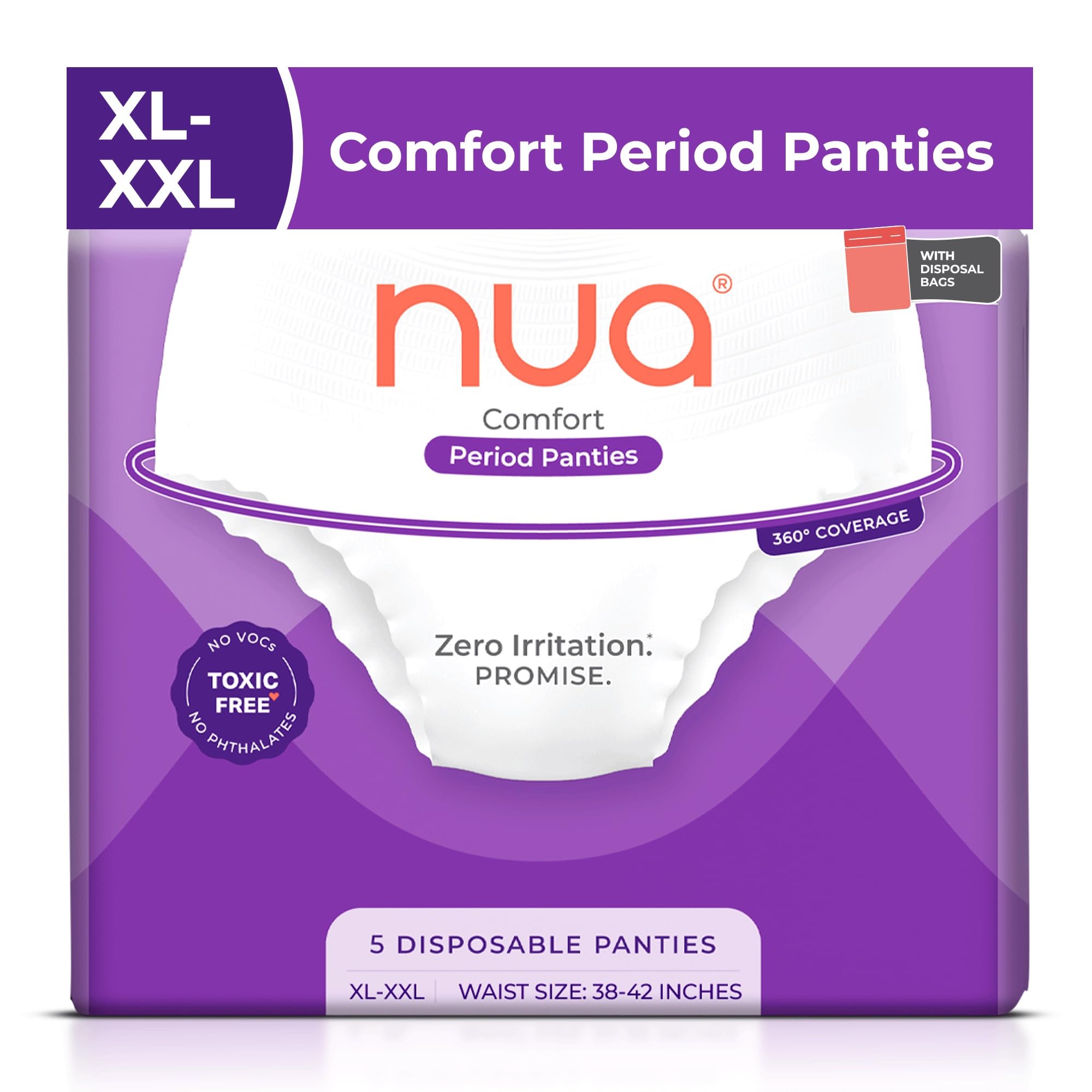Nua Comfort Menstruāciju biksītes (XL-XXL) |