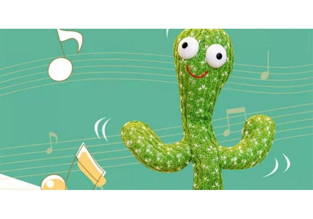 Smart Cactus Toy: Talking, Singing, and Dancing Educational Doll for Kids
