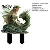 Renters Friendly Garden Stake Fairy Dragon Stake, Fantasy Yard Art Outdoor Durable on Decoration for Planter Flower Bed Lawn Magical Accessory