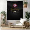 Bayern Munich Custom Your Name Wall Decor Tapestry Art For Pet Memorial Birthdaywedding Party Backdrop Family Gift