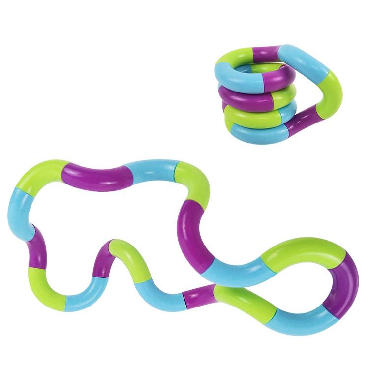 1/3/5Pcs Tangle Fidget Toy Twisting Sensory Hand-Eye Coordination Toy Anxiety Relief Finger Toy for Kid Adult Fine Motor Skills