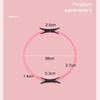 Pilates Ring Resistance Circle With Non Slip Handles For Home Fitness Leg Arm Back Stretching Training ABS Fiberglass Exercise Tool