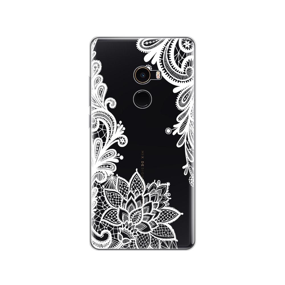 Pouzdro pro Xiaomi Mix 2 Soft Silicon TPU Pouzdro pro Xiaomi Mi Mix 2 Mix2 Zadní kryt Ochranný zadní kryt Transparentní Coque Shell