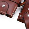 Hair Care Waist Pack Hair Scissors Comb Bag Hairpin Bottle Bag Salon Hairdressing Tool Brown