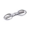 MUQZI Sports Accessory Mini Folding Stainless Steel Scissors Keychain Fishing Camping Travel Cutter