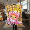 1 BUC Bucată Unică Tony Tony Chopper Pătură din Flanel cu Model Potrivită pentru Toate Sezoanele Pentru Decor Acasă Căldură și Confort Cadouri Cadou de Sărbători