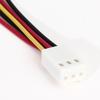 New 5Pcs Fan Connector Cable 12V 3 Pin Female to 2/3 Pin Male PC Fan Power Splitter Extension Cable High Quality Wholesale
