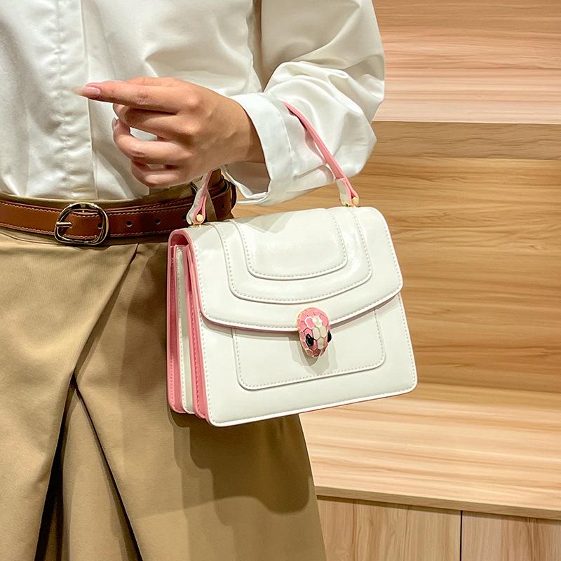 2025 Modna Damska Mała Torebka Crossbody z Wężową Głową