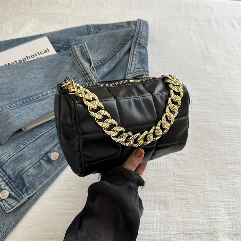 Chic Minimalist Crossbody Bag For Women In White Black Khaki Brown Durable Style