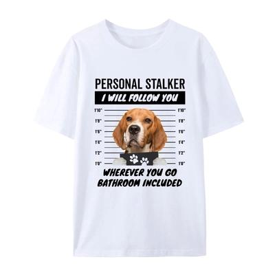 T-shirts Chien Stalker Personnel Beagle Drôles 2026 Populaire Nouvelle Arrivée T-shirt Été Nouveau T-shirt pour Femmes Y2k Décontracté Quotidien Haut