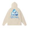Mens Oversized Hooded Sweatshirt With Bold Letter Print Cotton Blend Loose Fit Daily Wear
