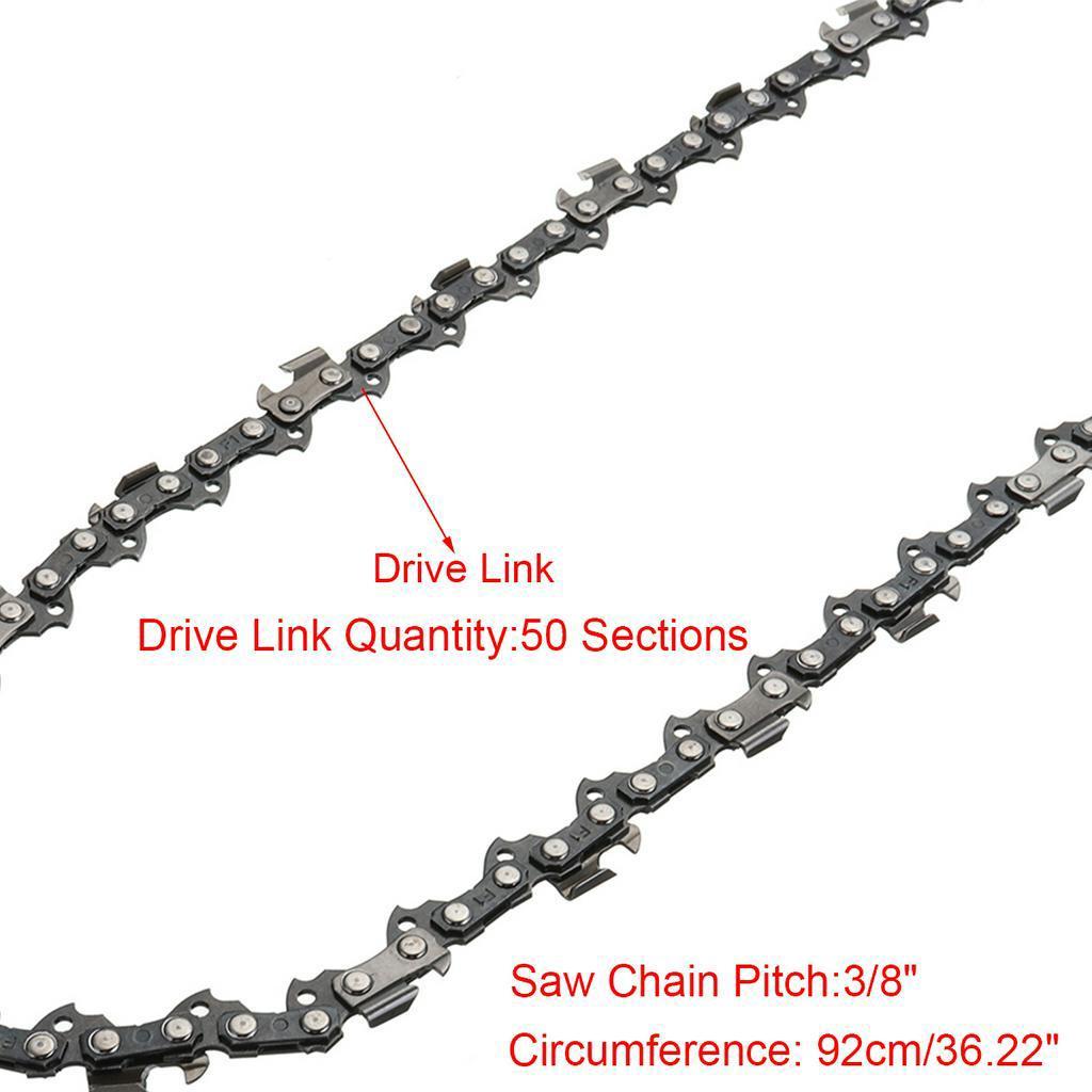 New 14" Chainsaw Guide Bar with Chain Saw 3/8 50DL 36.22" for STIHL MS170 MS180 MS190 MS250 MS193T MS200T MS230 Electric Saw