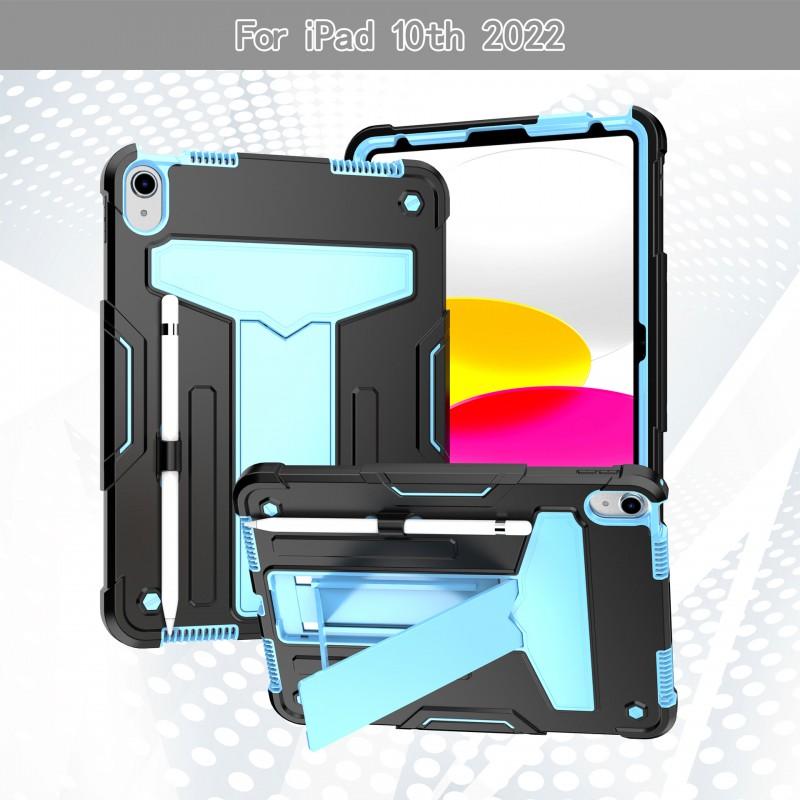 IPad 11th Gen Case With T-Shaped Stand Support Full Coverage Shockproof Silicone Cover 10th 10.9 Inch